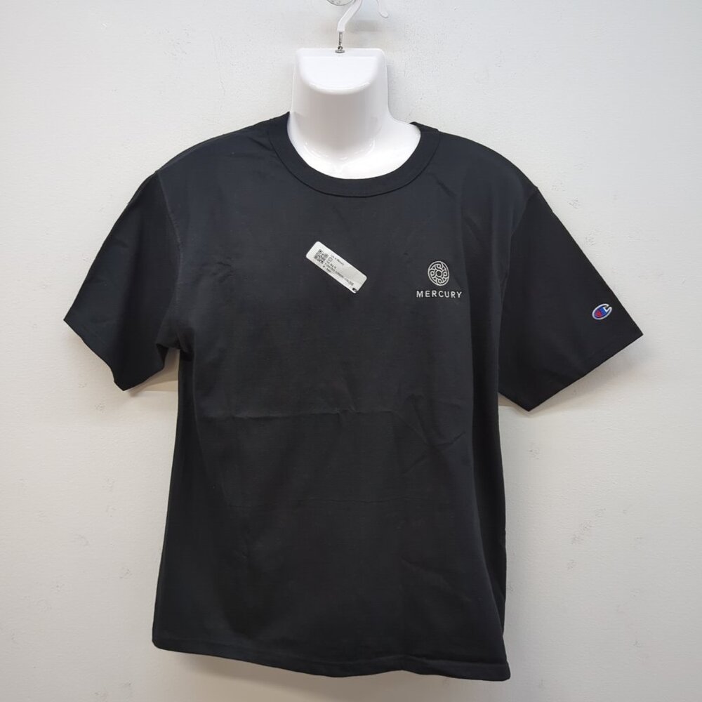 Champion Authentic Life At Mercury Activewear Men's T Shirt Medium Black